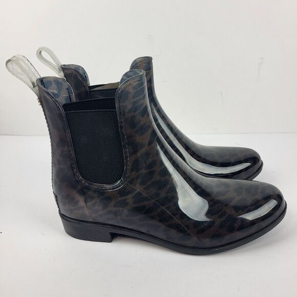 Sam Edelman Tinsley Rain Chelsea Booties Pull on Leopard Size 6 - Picture 4 of 12